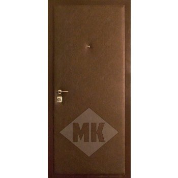 металлическая дверь эконом класса с одним замком