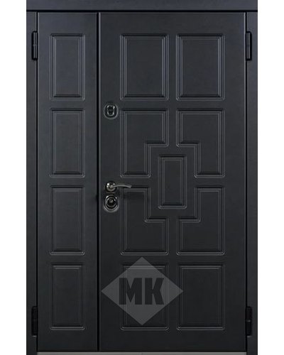 металлическая дверь в подъезд, отделка окрашенным мдф, два замка на выбор в дмитрове