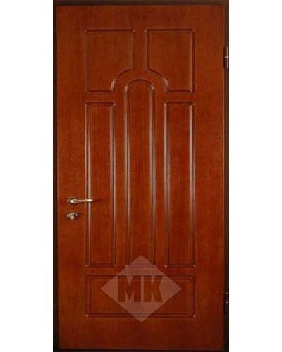 стальная входная дверь в квартиру без глазка и с внешней отделкой мдф в дмитрове